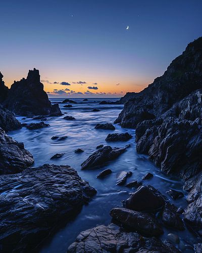 On the road by the sea