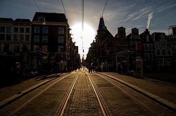 Amsterdam zonsondergang van Emrah Senel