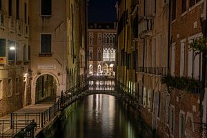 Venedig - Rio de l'Alboro mit Blick auf den Canal Grande