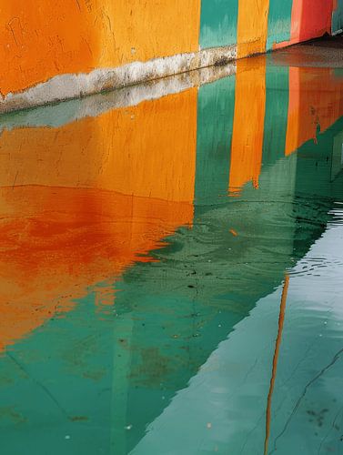 Super coloré, moderne et abstrait