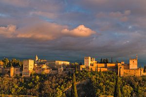 Ein Abend in der Alhambra, Granada, Spanien