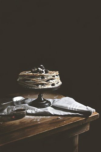 Pannenkoeken in low-key (gezien bij vtwonen) van Moody Food & Flower Shop