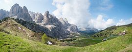 Alpenlandschaft Grödner Joch, Dolomiten Südtirol von SusaZoom
