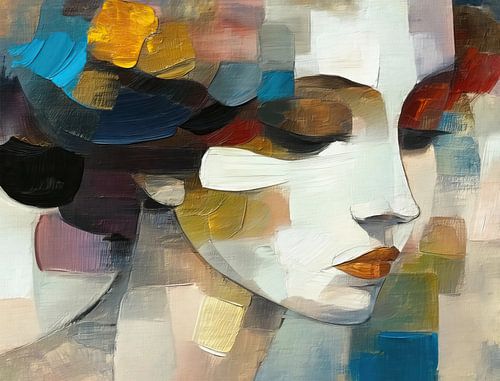 Gesichtskunst | Modernes Frauenporträt