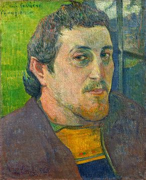 Zelfportret Opgedragen aan Carrière, Paul Gauguin