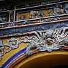 detail van Vietnmese tempel van Karel Ham