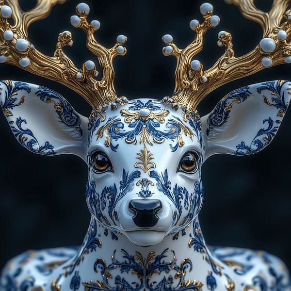 Porcelain animals by Ton Kuijpers