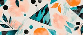 Colourful geometric patterns and shapes by Poster Art Shop