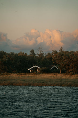 Die Abendsonne in Dänemark