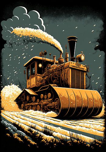 Fantasy Stoommachine - Vector Art