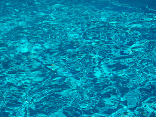 Crystalline Reflections: Gentle Waves in Blue No. 04