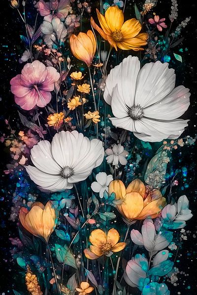 Beautiful Flower Garden C by Mateo