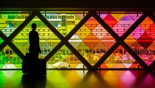 Innerhalb des Flughafens von Miami von Mark den Hartog