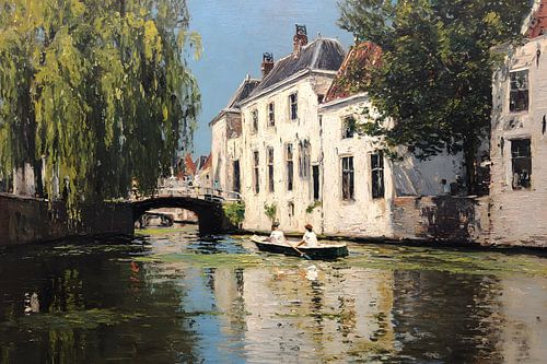 Zomerlicht op het kanaal