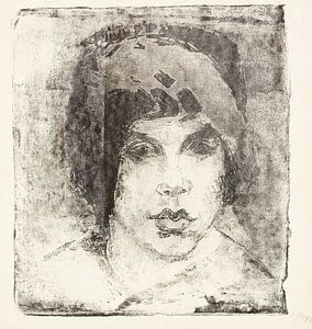 Max Pechstein, Die Pelzmütze, 1912