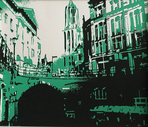 Utrecht Domtoren groen