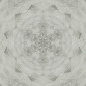 Abstraktes Schneeflocken-Mandala