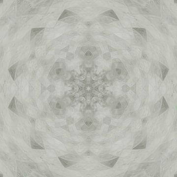 Abstract sneeuwvlok mandala van Maurice Dawson