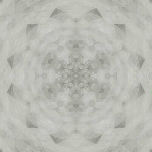 Abstraktes Schneeflocken-Mandala