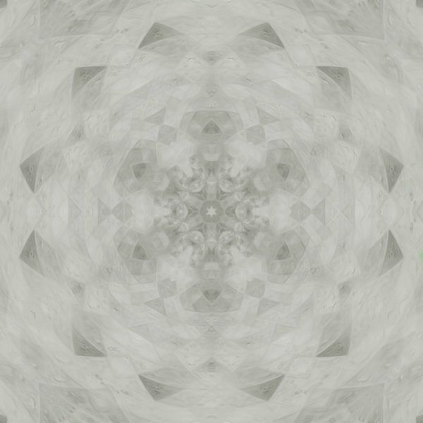 Abstract sneeuwvlok mandala van Maurice Dawson