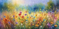 Wildblumen in Super-Resolution