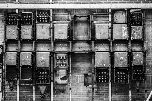 Steckdose in alter Fabrik