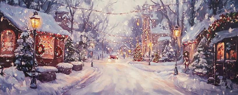 Weihnachtsbeleuchtung von Wunderbare Kunst