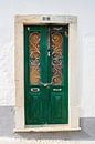 Les portes du Portugal, vert avec cadenas par Stefanie de Boer Aperçu