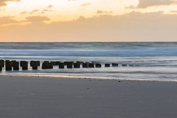 zonsondergang long exposure van Tania Perneel