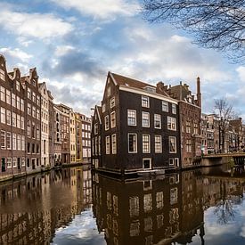 Amsterdam, Oudezijds voorburgwal, die schönste Gracht von Amsterdam! von Hans Kool