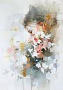 Golden Petal Dance by Eye catching paintings thumbnail