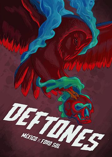 Deftones-Band von movie & music poster