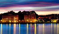 Göteborg Harbour - Reflecting Lights van Colin van der Bel thumbnail