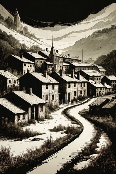 Bergdorf von Petra Dreiling-Schewe