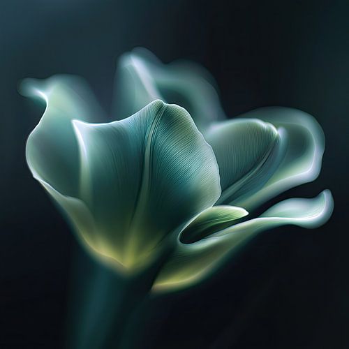 Feuille de fleur sur Imagine