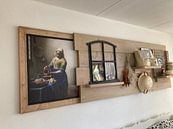Klantfoto: Het Melkmeisje - Vermeer Schilderij (HQ)