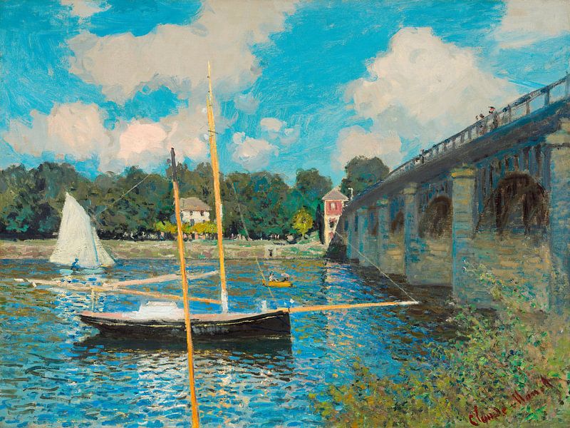 Die Brücke von Argenteuil, Claude Monet von Liszt Collection