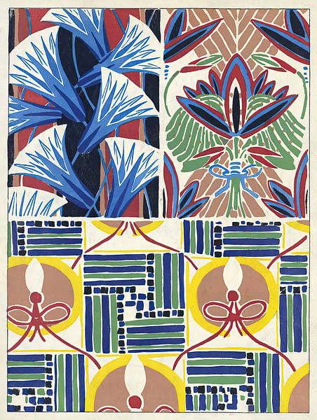 Émile-Allain Séguy - Ideas for fabrics and carpets by Peter Balan