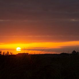 Zonsondergang op Texel van Erik Spiekman