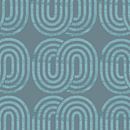 Retro Vintage Abstract Blue Grey by Mad Dog Art thumbnail