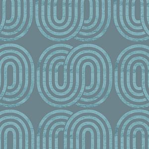 Retro Vintage Abstrakt Blau Grau
