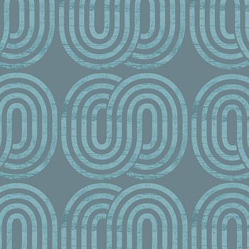 Retro Vintage Abstrakt Blau Grau