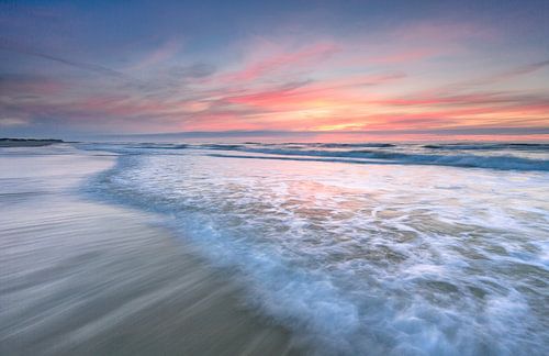 Steigendes Wasser Nordseestrand Terschelling von Jurjen Veerman