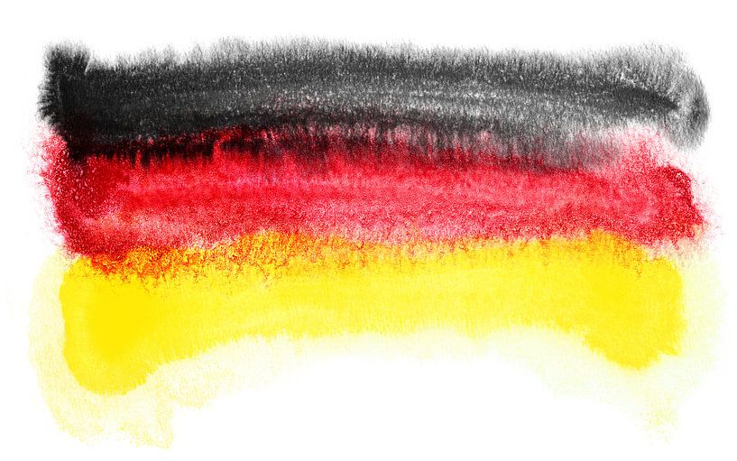 Symbolische nationale vlag van Duitsland van Achim Prill