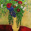 Still life of flowers 16 by Jan Keteleer (JanKé): A Journey Beyond the Canvas