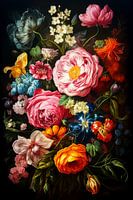 Fiery Floral Splendour