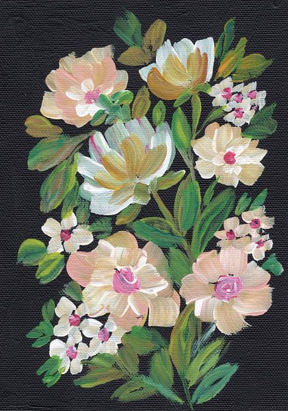 Vibrant Blooms Flowers by Nikita Jariwala