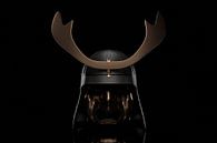 Samurai helmet in dramatic low key light by Besa Art thumbnail
