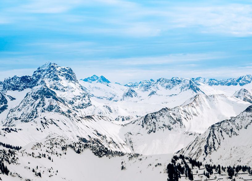 Blick über die Berge des Bregenzerwald von Animaflora PicsStock