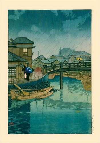 Shinagawa, par Kawase Hasui
